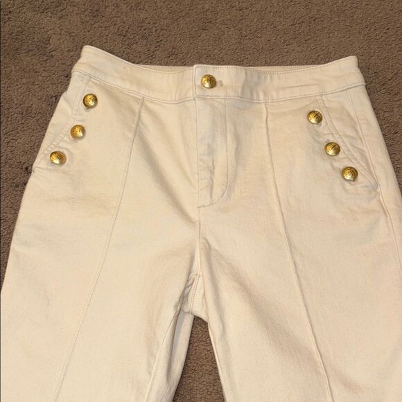 Talbots Flare Leg Sailor Jeans Size 4 Petite - Picture 5 of 11